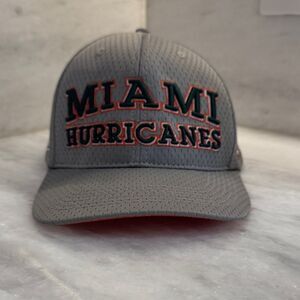 DYME LYFE University of Miami Hurricanes SnapBack perforated baseball Cap Hat